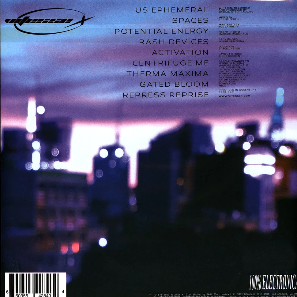 Vitesse X - Us Ephemeral Transparent Vinyl Edition