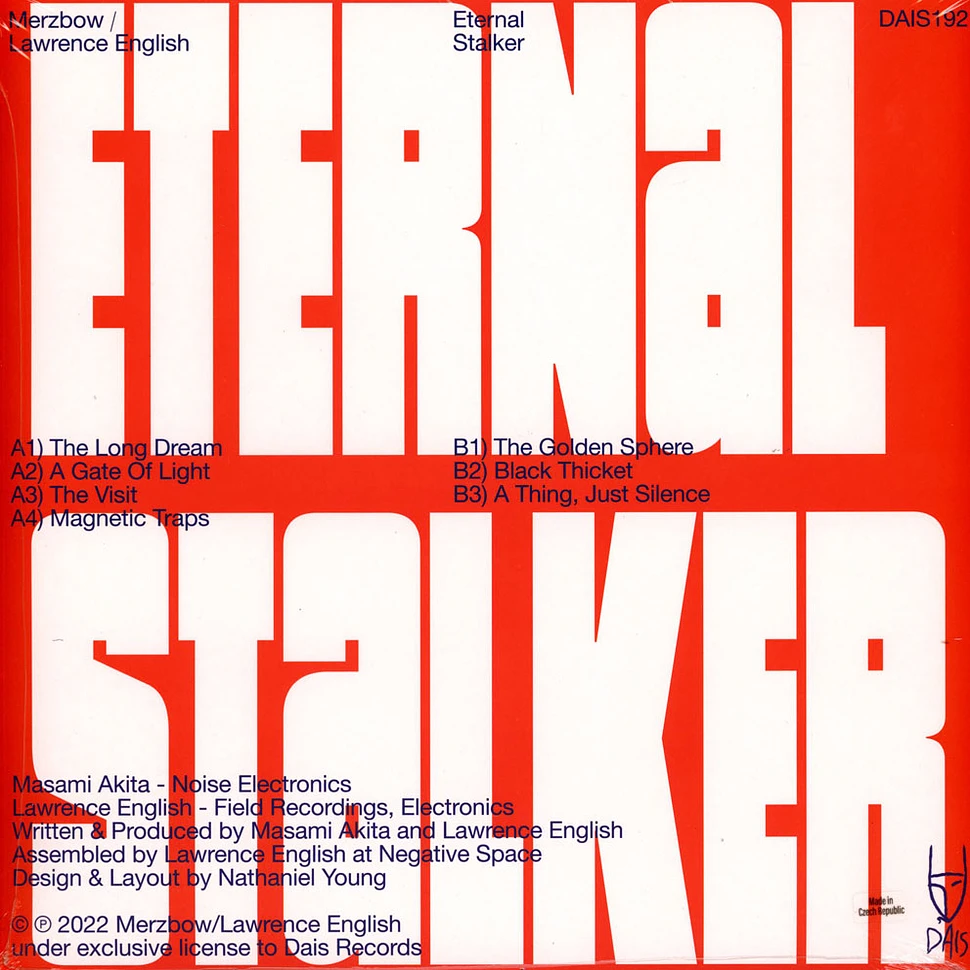 Merzbow / Lawrence English - Eternal Stalker Black Vinyl Edition