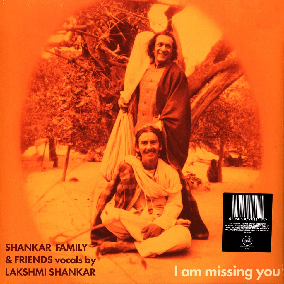 Shankar Family & Friends - I Am Missing You Record Store Day 2022 Blue Vinyl Edition