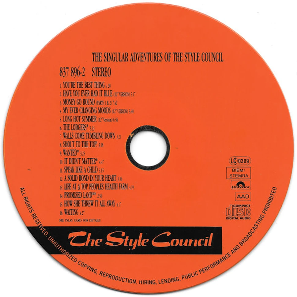 The Style Council - The Singular Adventures Of The Style Council (Greatest Hits Vol. 1)