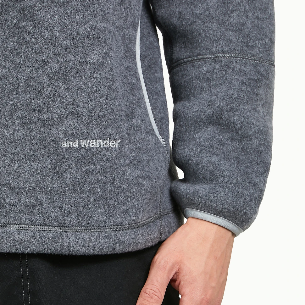 and wander - Wool Fleece Pullover