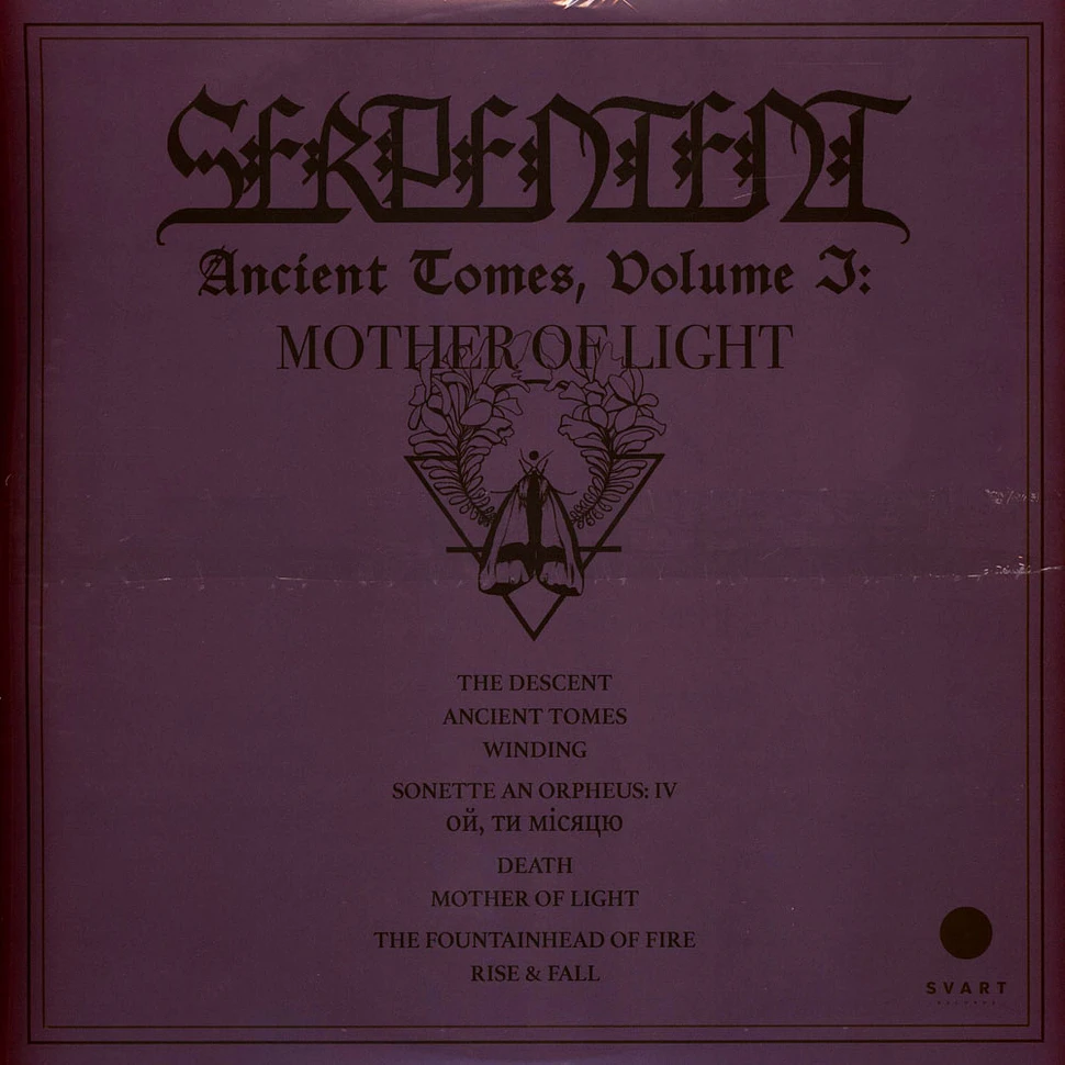 Serpentent - Ancient Tomes Volume 1: Mother Of Light Black Vinyl Edition