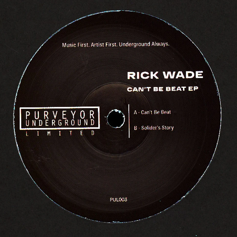 Rick Wade - Can't Be Beat EP