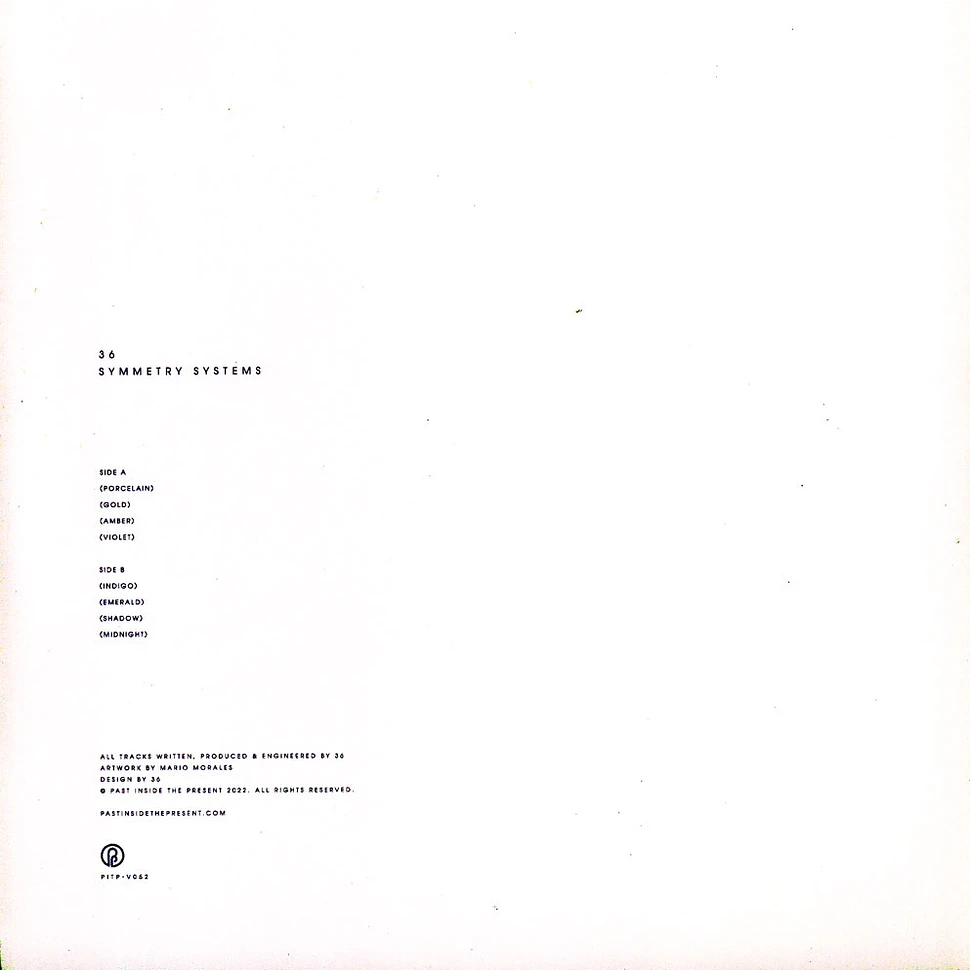 36 - Symmetry Systems Transparent Blue Vinyl Edition