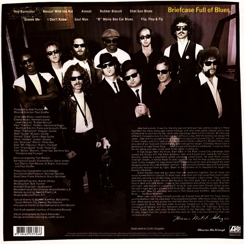 Blues Brothers - Briefcase Full Of Blues Black Vinyl Edition