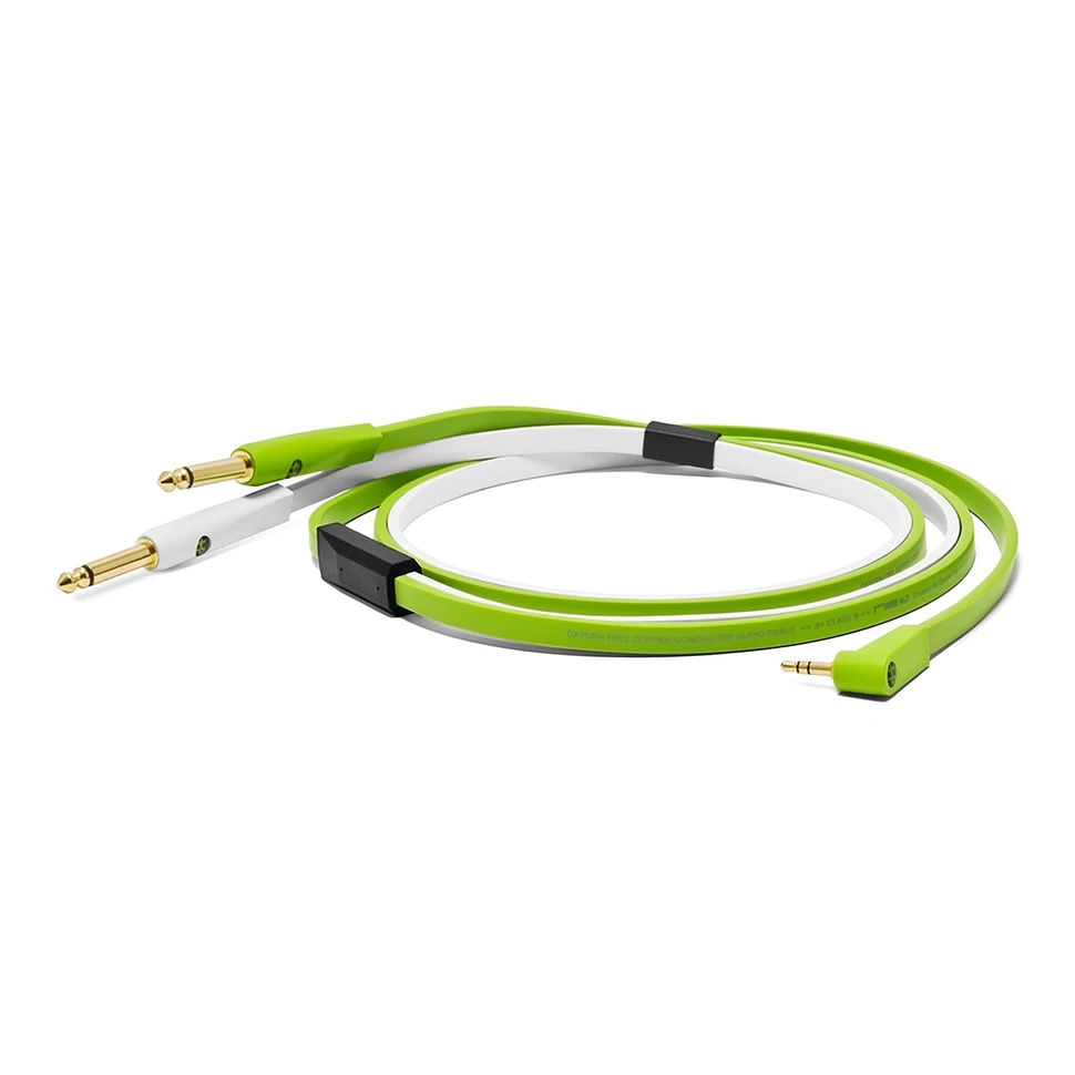 Neo d+ - 2x 6,3mm Mono-Klinke / 3,5mm Stereo-Mini-Klinke-Kabel, Class B, 1,5m Länge