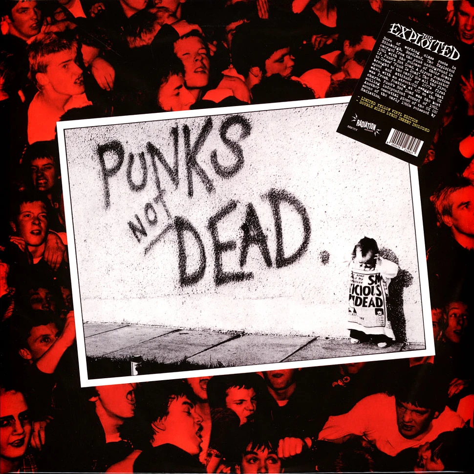 The Exploited - Punks Not Dead Yellow Vinyl Edtion