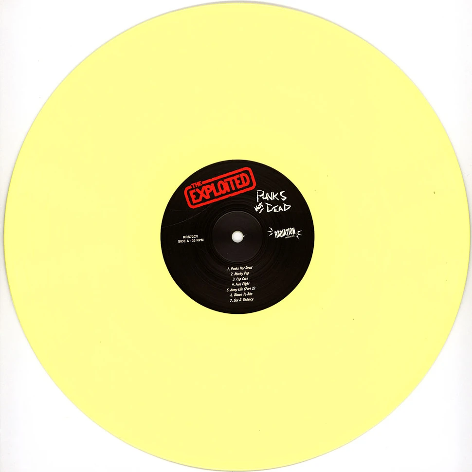 The Exploited - Punks Not Dead Yellow Vinyl Edtion