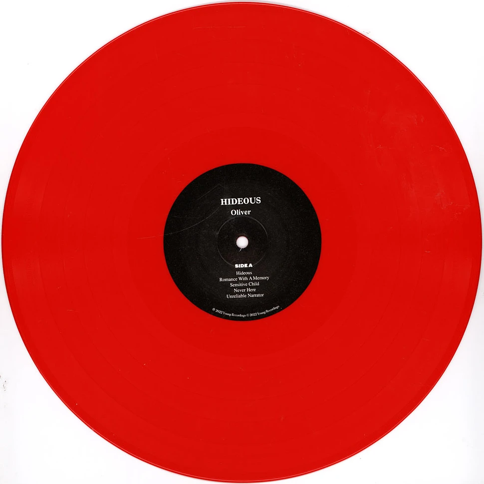 Oliver Sim of The xx - Hideous Bastard Red Vinyl Edition