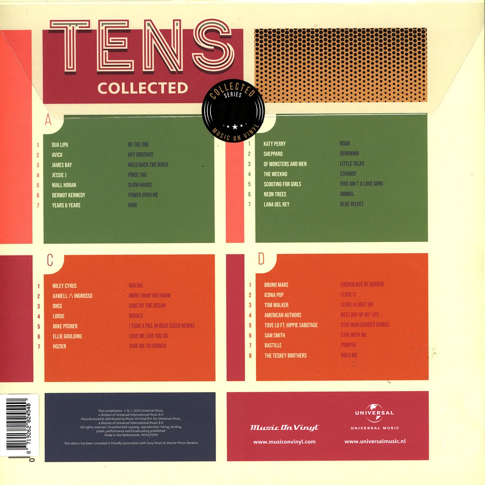 V.A. - Tens Collected Black Vinyl Edition