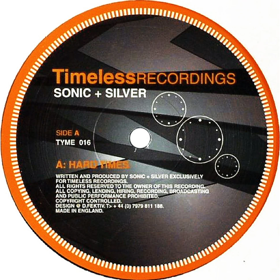 Sonic & Silver / Sonic - Hard Times / Deep End