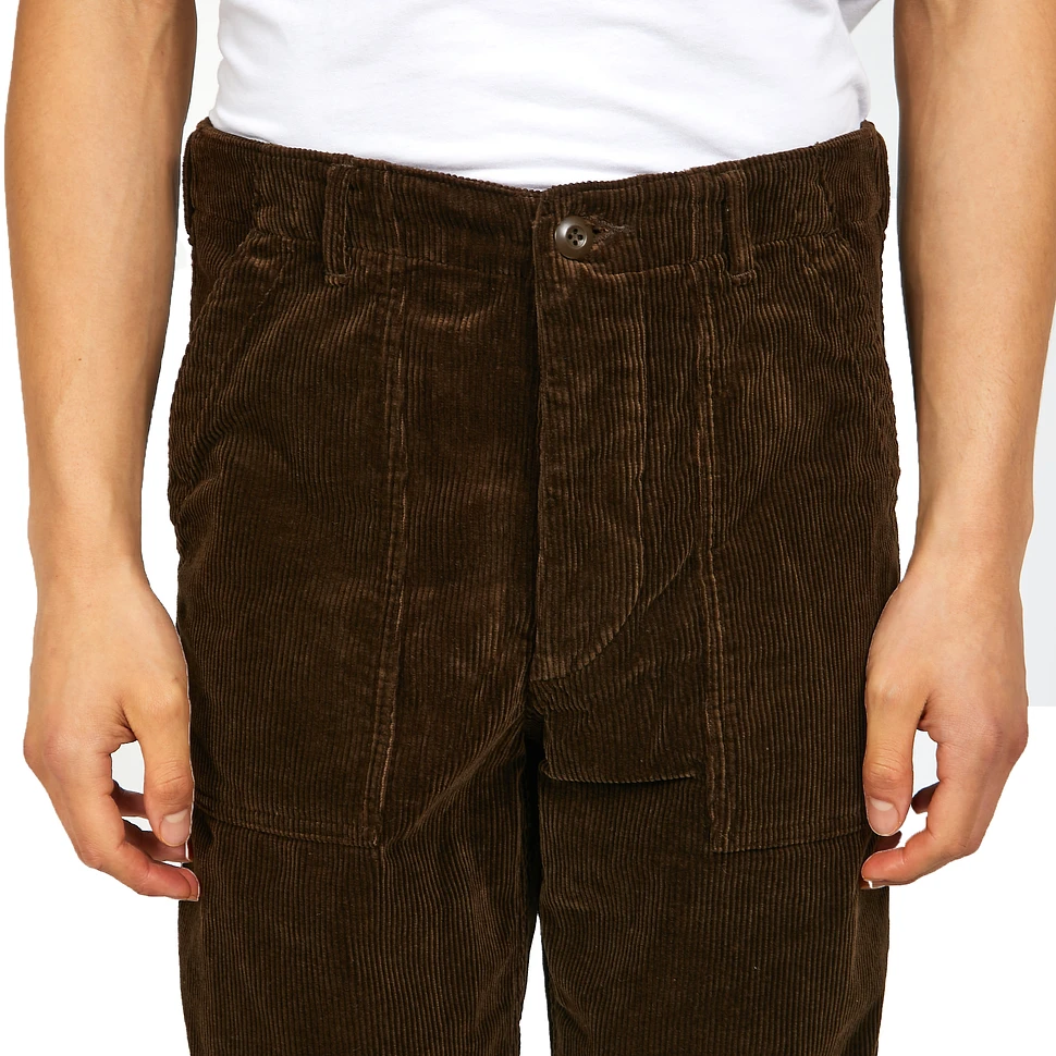 orSlow - US Army Fatigue Corduroy Pants (Dark Brown) | HHV