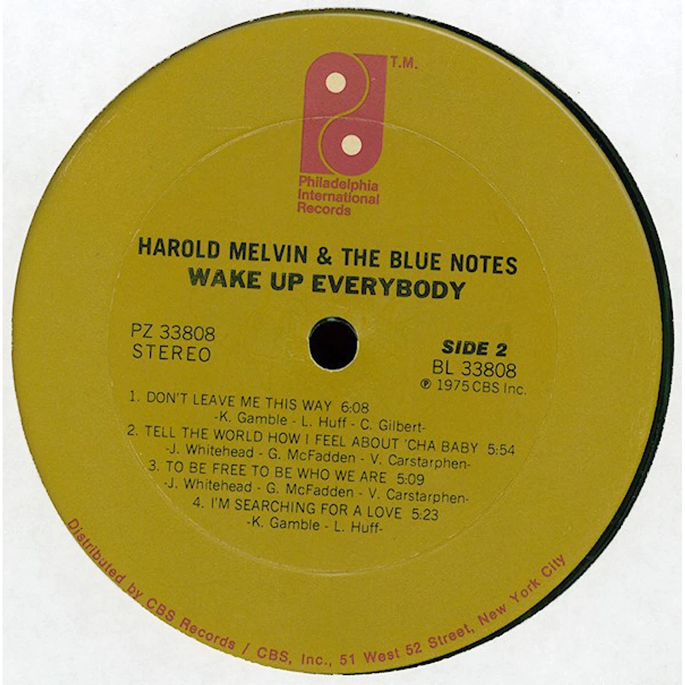 Harold Melvin And The Blue Notes - Wake Up Everybody