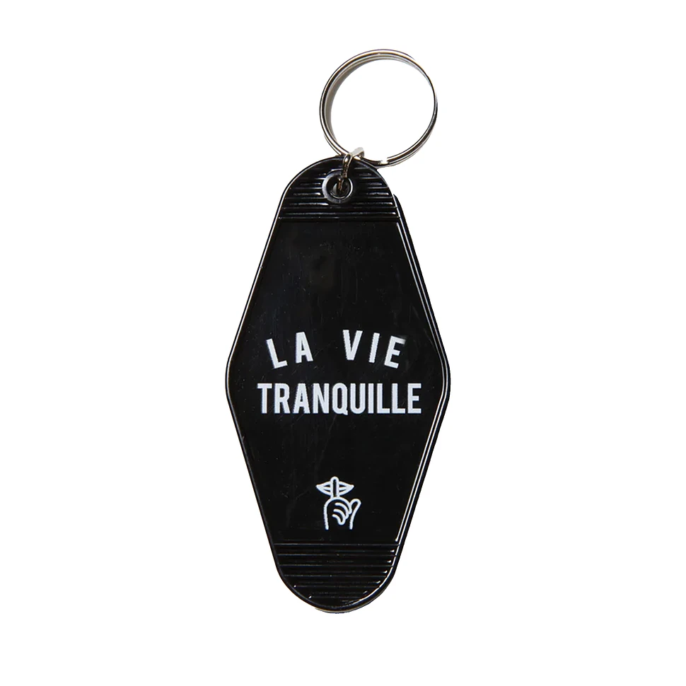 The Quiet Life - La Vie Tranquille Hotel Keychain