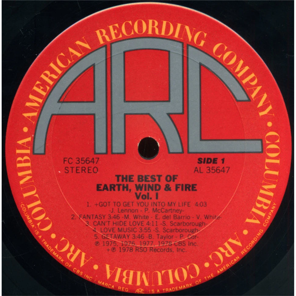 Earth, Wind & Fire - The Best Of Earth Wind & Fire Vol. I