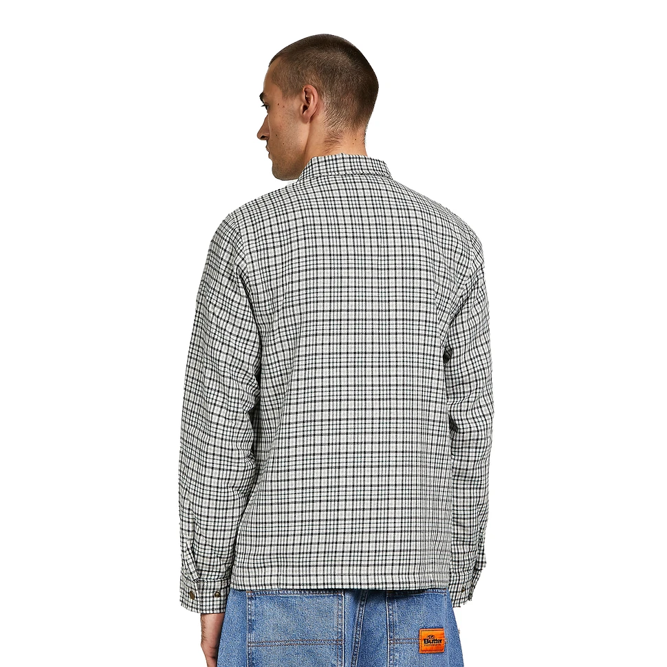 Butter Goods Roller Zip Jacket (White / Black / Forest) HHV