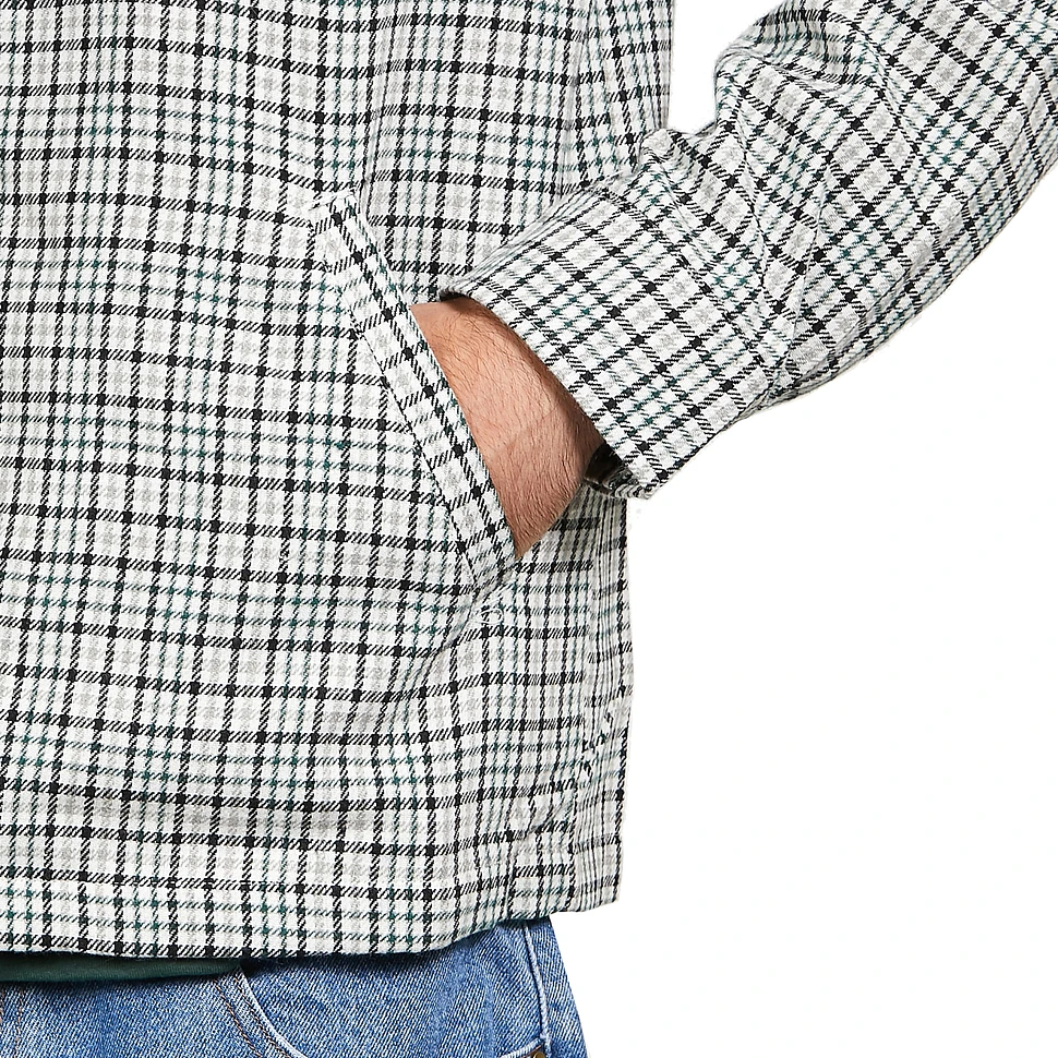 Butter Goods Roller Zip Jacket (White / Black / Forest) HHV