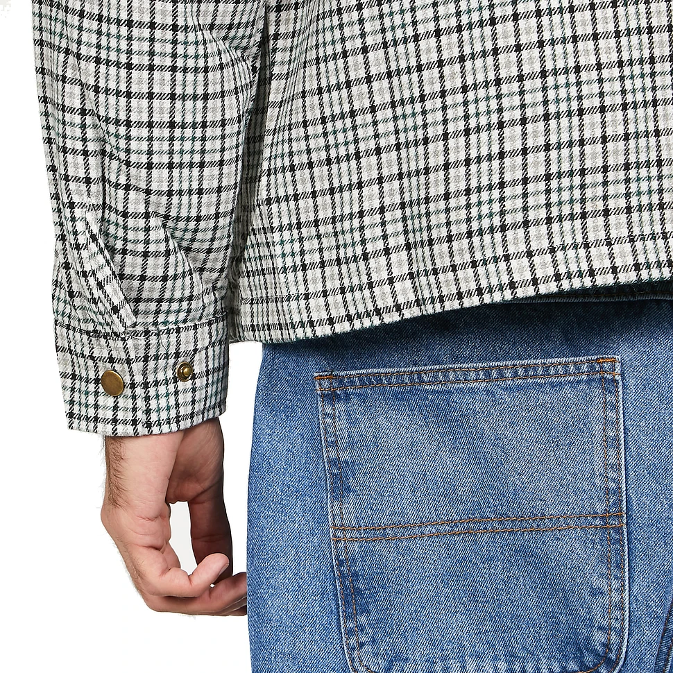 Butter Goods Roller Zip Jacket (White / Black / Forest) HHV