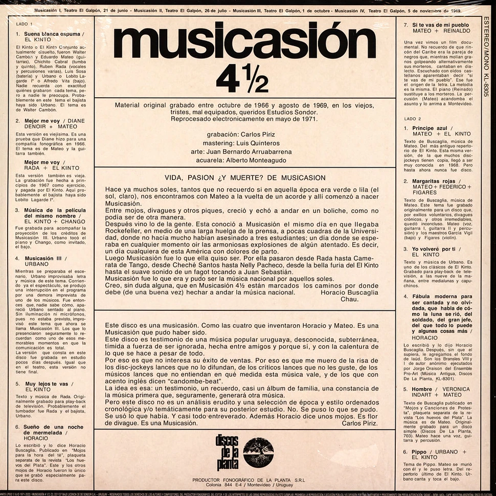 V.A. - Musicasion 4 1/2 50th Anniversary Reissue