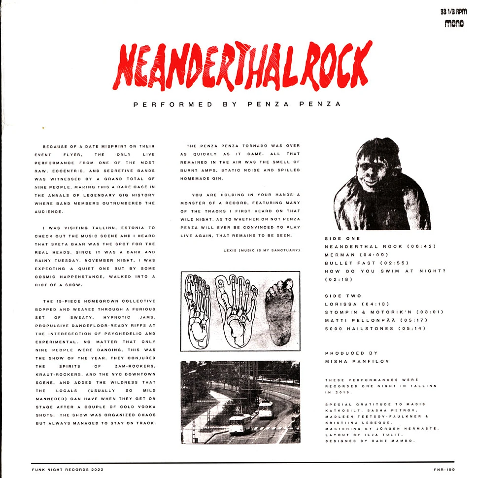 Penza Penza - Neanderthal Rock