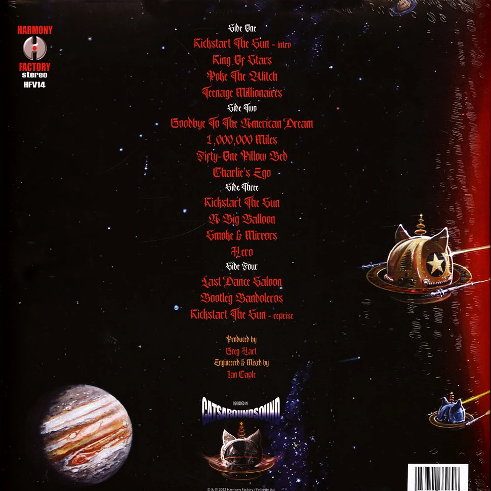 Cats In Space - Kickstart The Sun Yellow Vinyl Edition