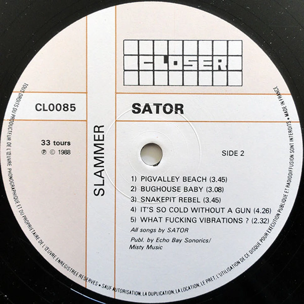 Sator - Slammer