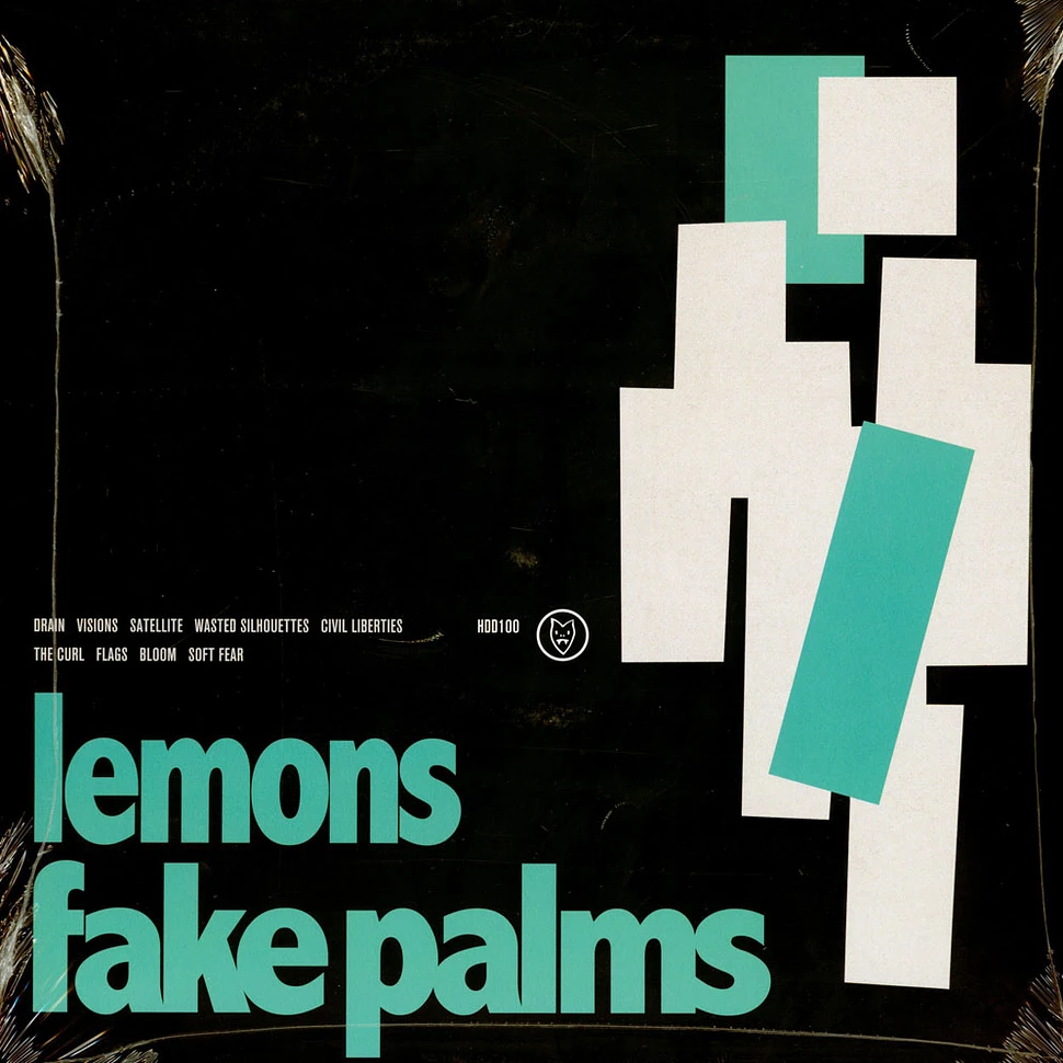Fake Palms - Lemons Aqua Blue & Black Swirl Vinyl Edition