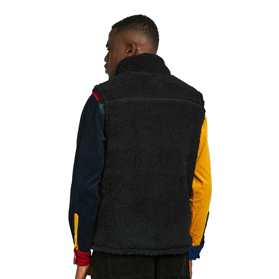 blacks two piece boa jacket ＆ vest