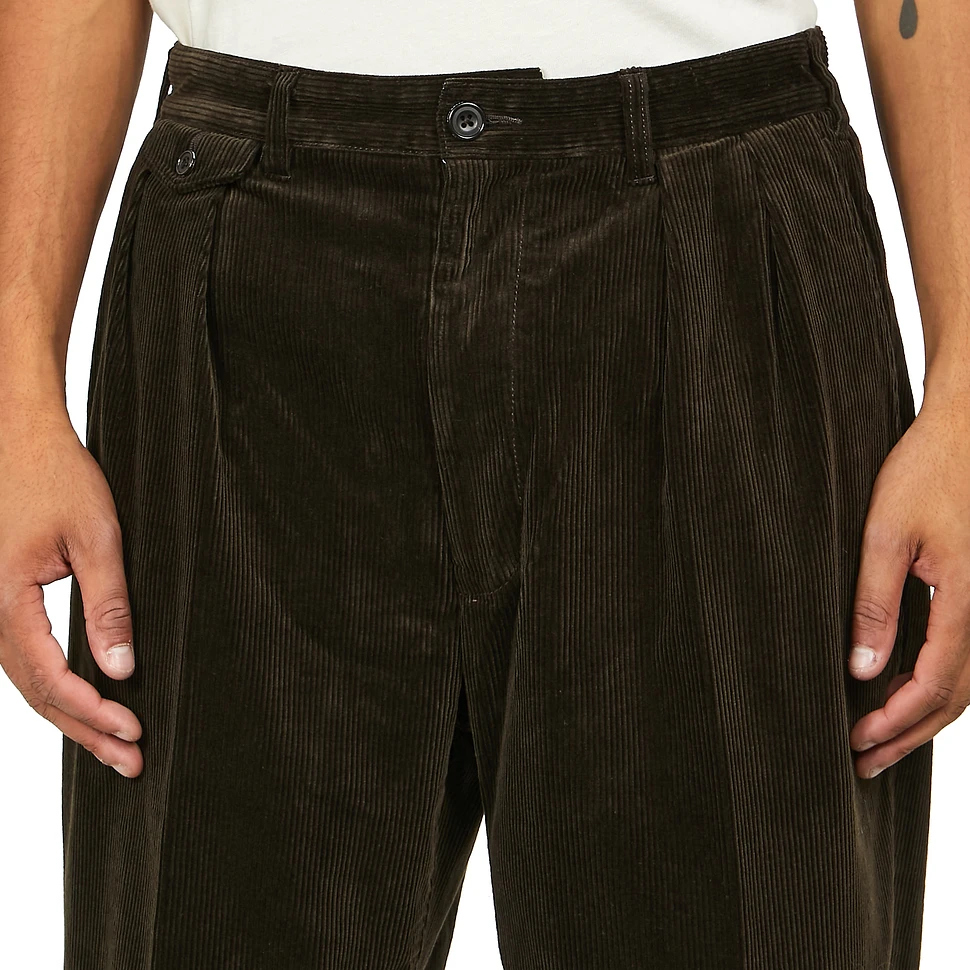 Beams Plus - 2 Pleats Tapered Corduroy