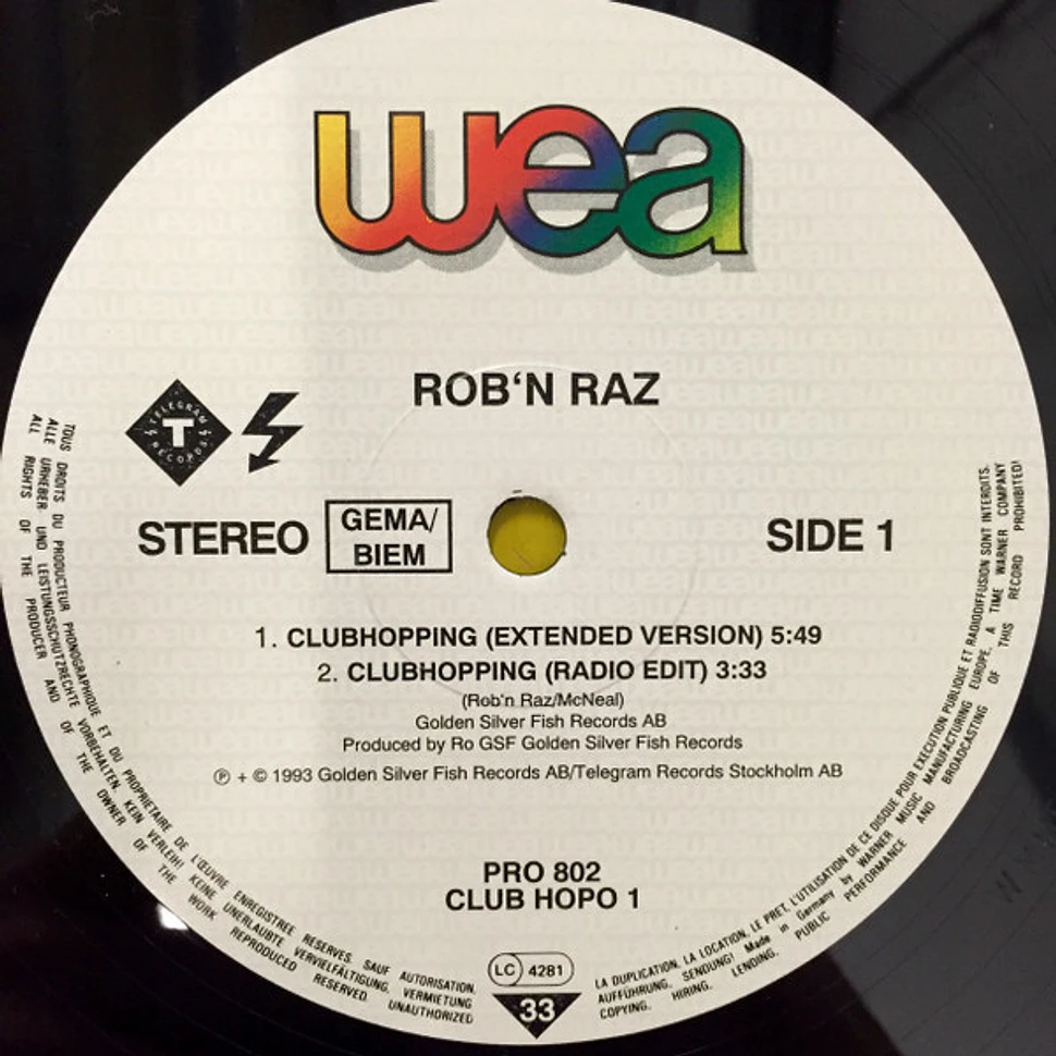 Rob 'N' Raz - Clubhopping