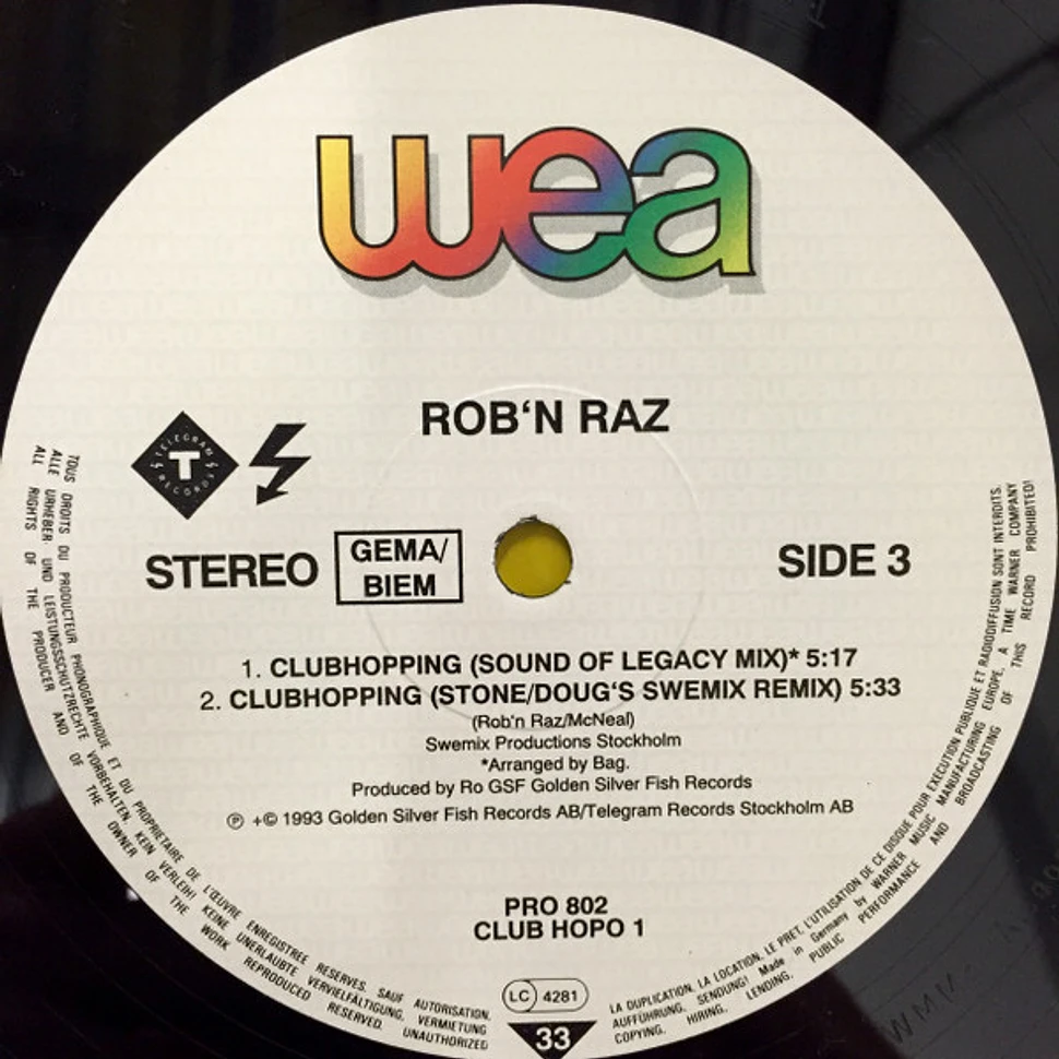 Rob 'N' Raz - Clubhopping