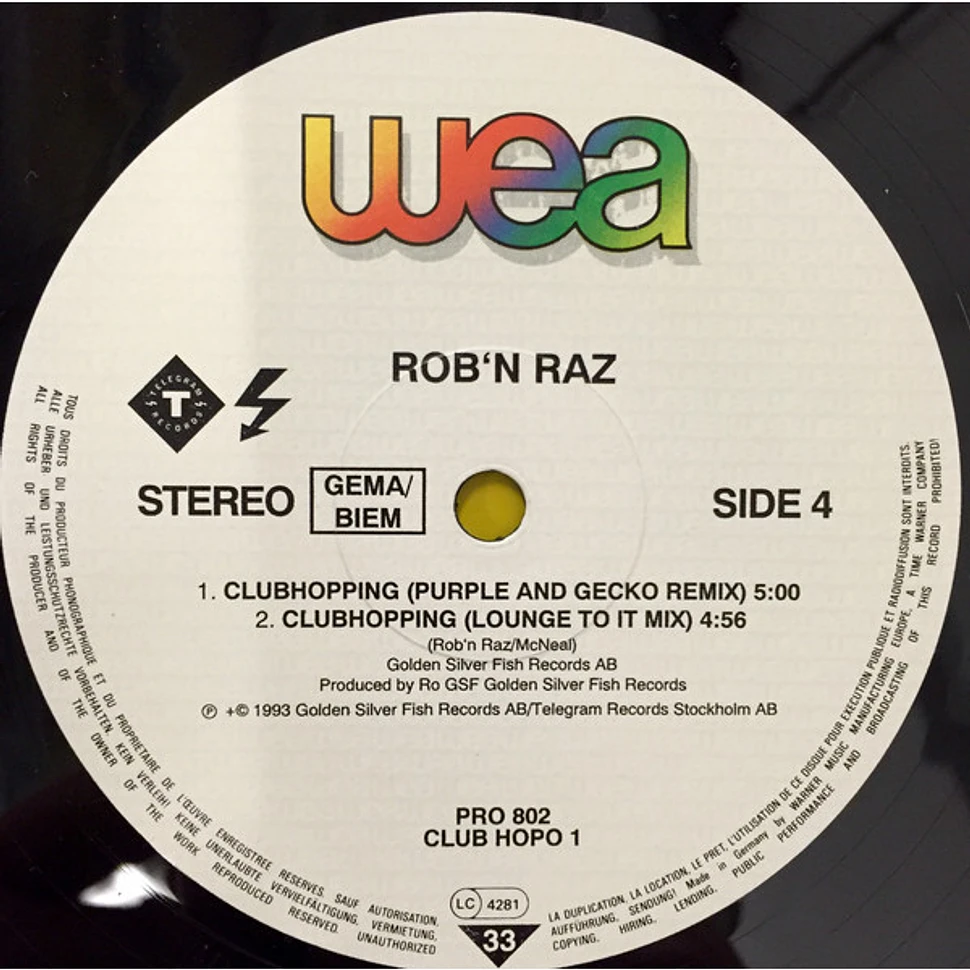 Rob 'N' Raz - Clubhopping