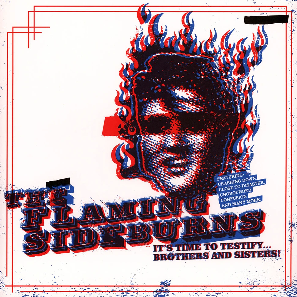 Flaming Sideburns - It's Time To Testify ... Brothers And Sisters Black Vinyl Edition