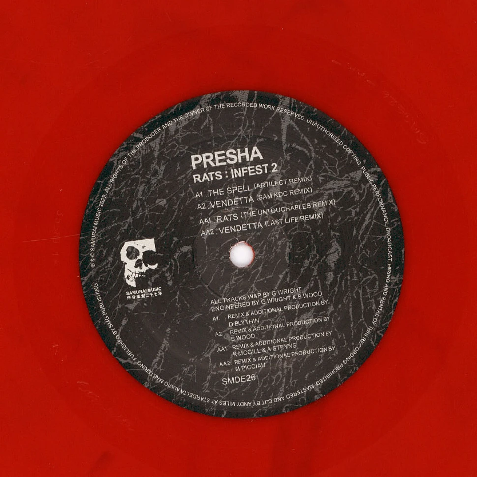 Presha - Rats: Infest 2 Red Vinyl Edition