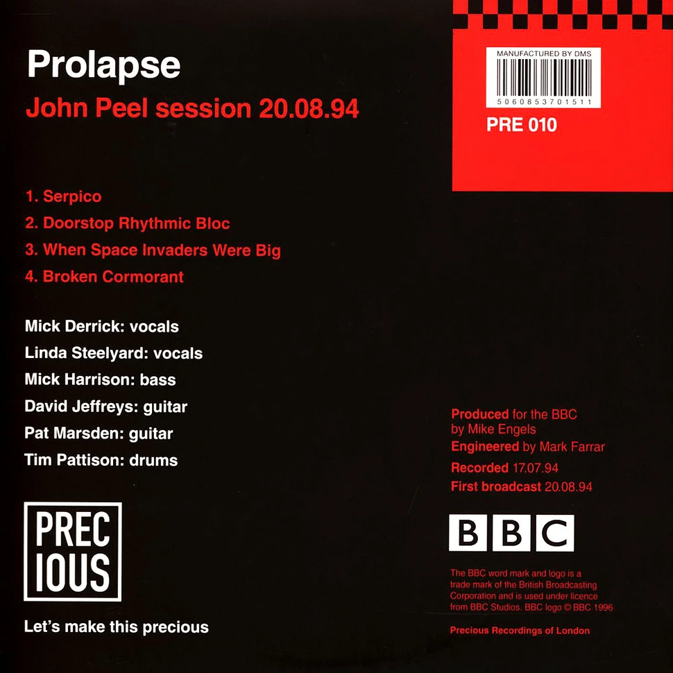 Prolapse - John Peel 20.08.94