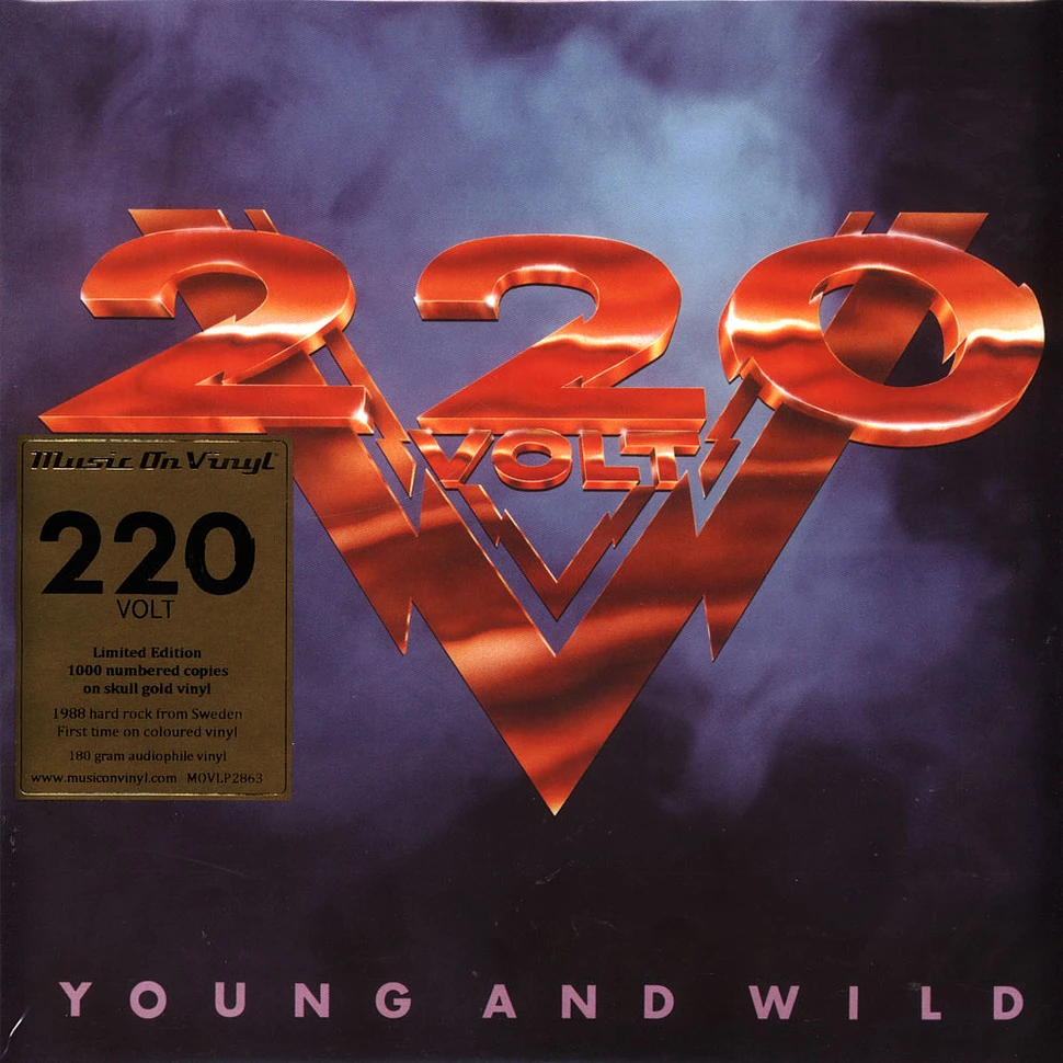 220 Volt - Young And Wild Colored Vinyl Edition