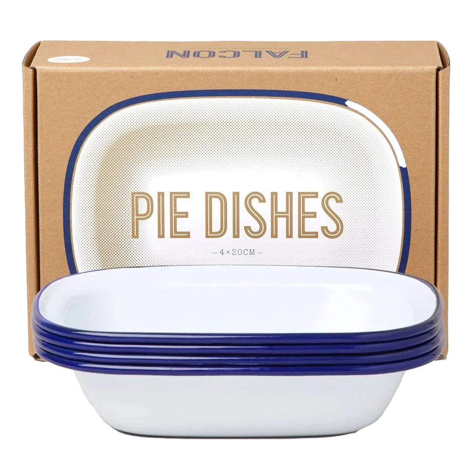 Falcon Enamelware - Pie Dishes (Box of 4)