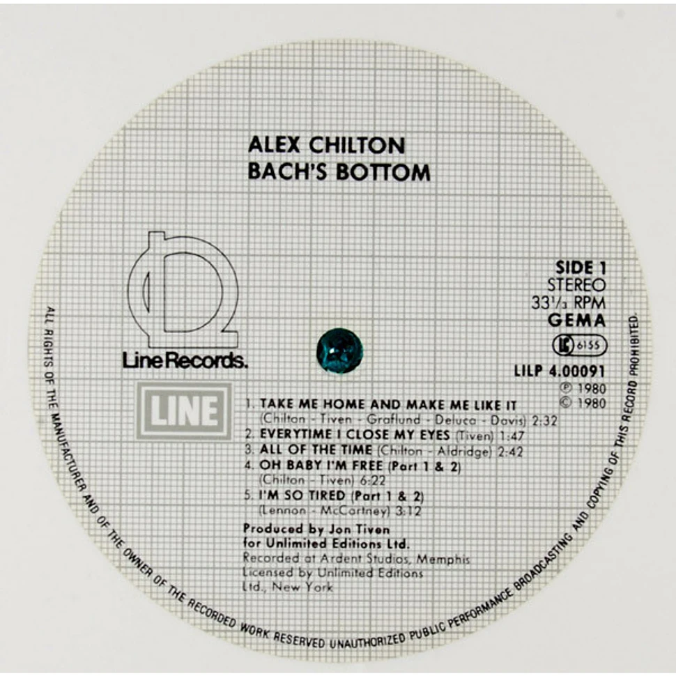 Alex Chilton - Bach's Bottom
