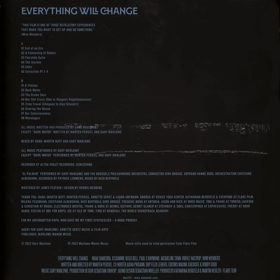 Gary Marlowe - Everything Will Change Black Vinyl Edition