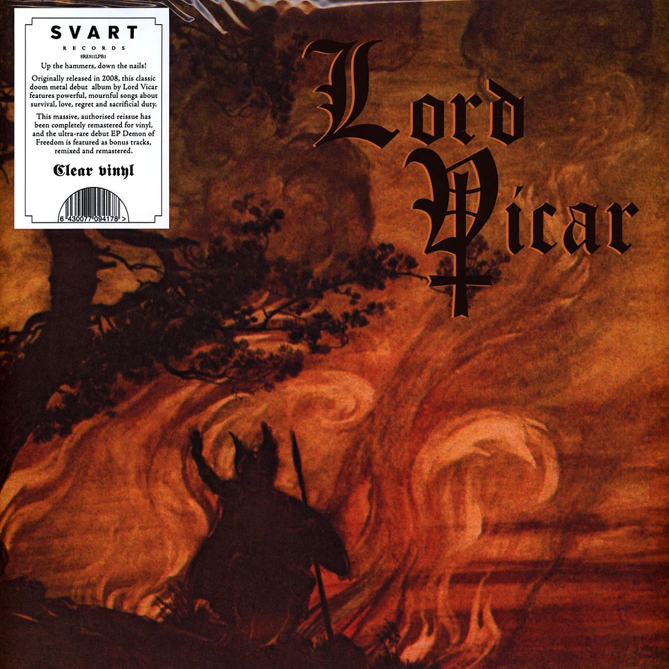 Lord Vicar - Fear No Pain Clear Vinyl Edition