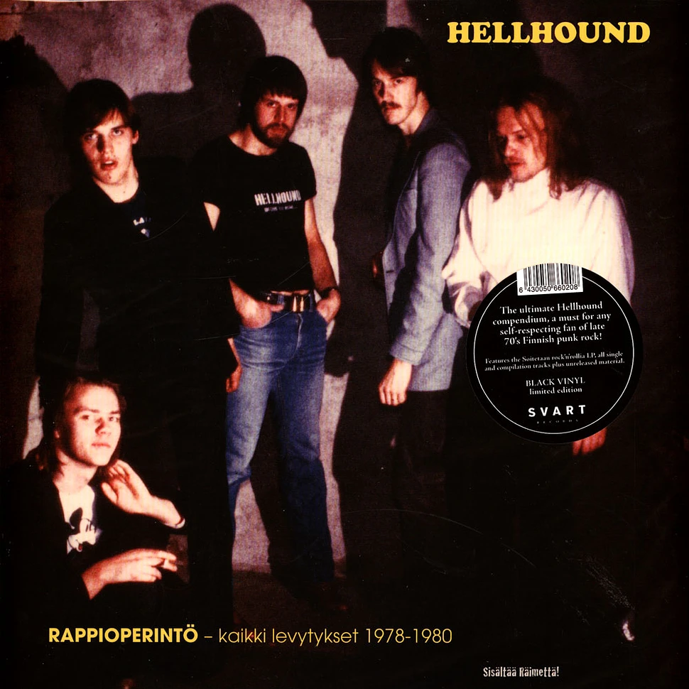 Hellhound - Rappioperintö - Kaikki Levytykset 1978-1980 Black Vinyl Edition