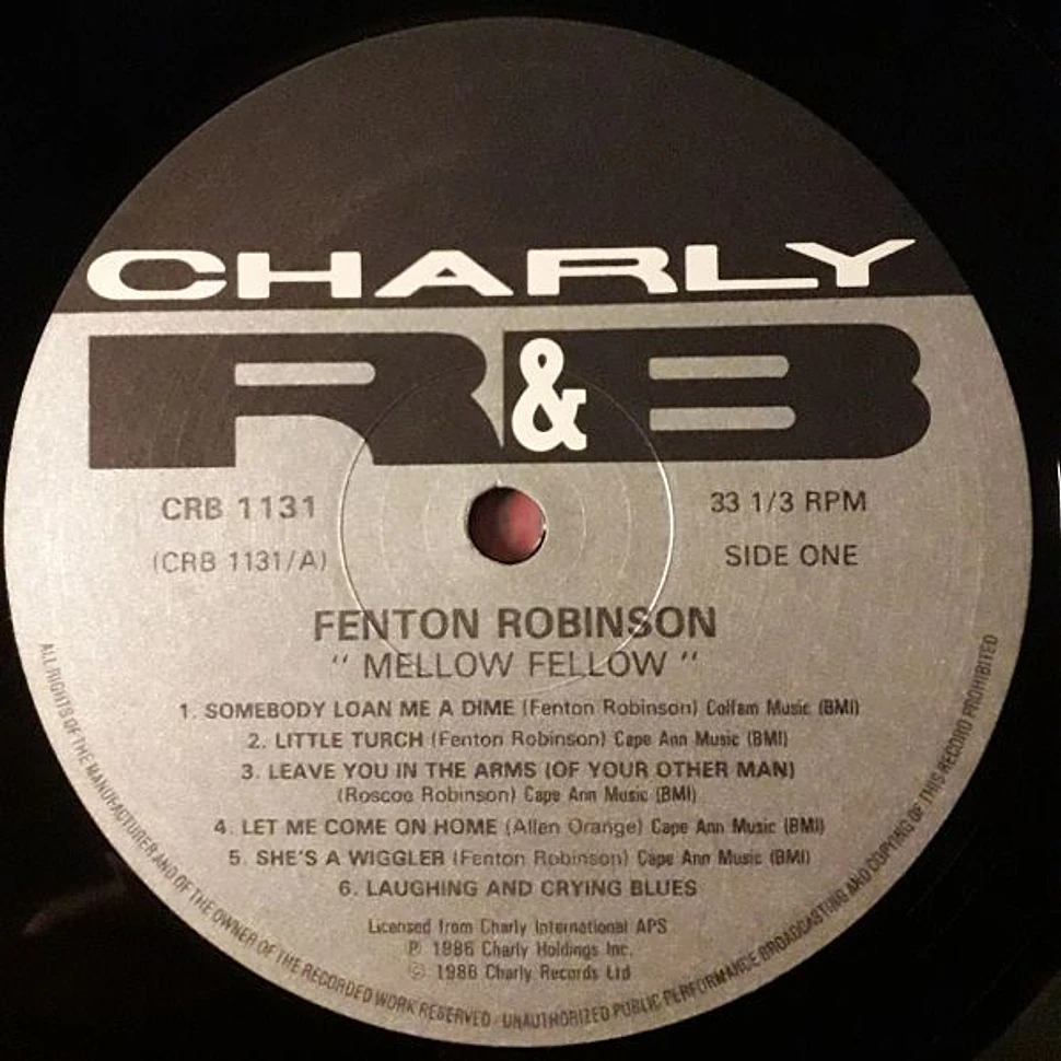 Fenton Robinson - Mellow Fellow