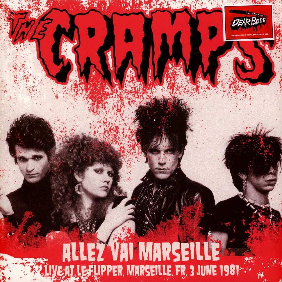 Cramps - Allez Vai Marseille - Live At Le Flipper Marseille 1981 Red Vinyl Edition