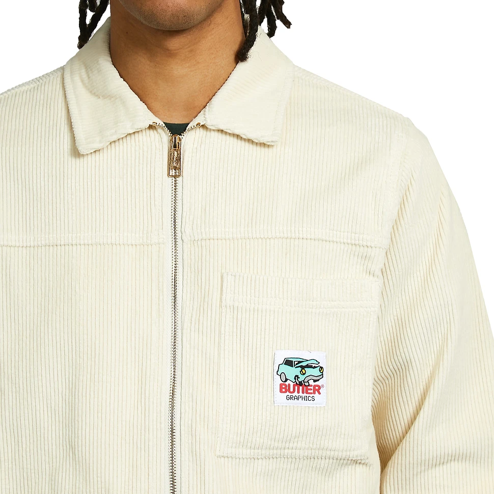 Butter Goods - High Wale Cord Zip Thru Over Shirt