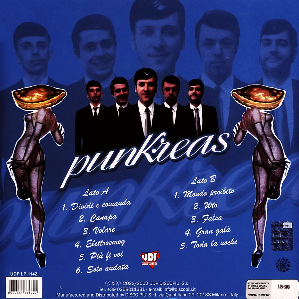 Punkreas - Falso White Vinyl Edition