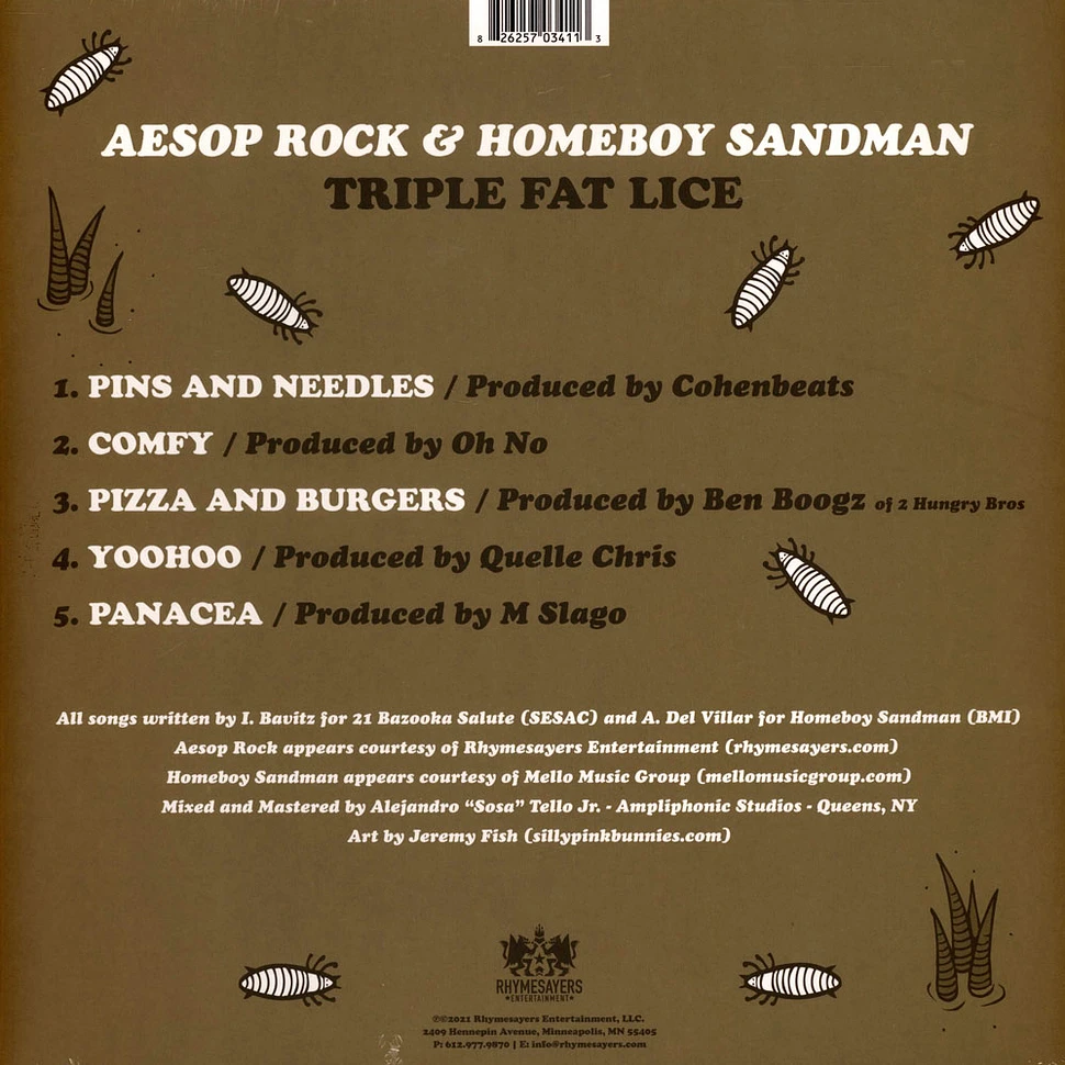 Aesop Rock & Homeboy Sandman - Triple Fat Lice