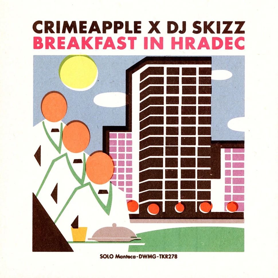 Crimeapple X DJ Skizz - Breakfast In Hradec Clear Vinyl Edition