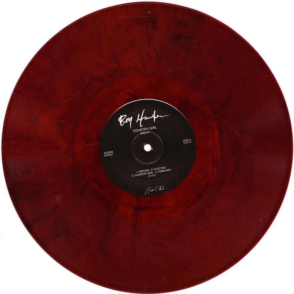 Boy Harsher - Country Girl Uncut Clear Red / Blood Smoke Vinyl Edition