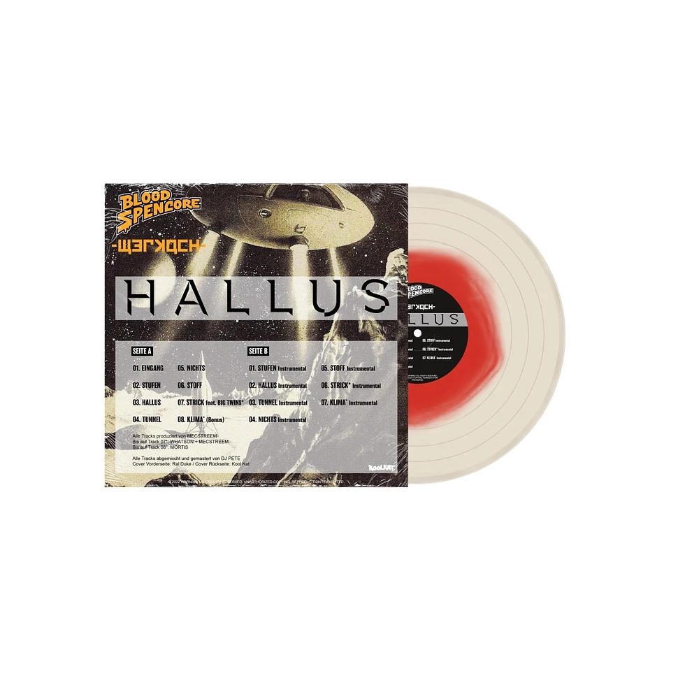 Blood Spencore X Chefkoch - Hallus HHV Exclusive Bone With Red Vinyl Edition