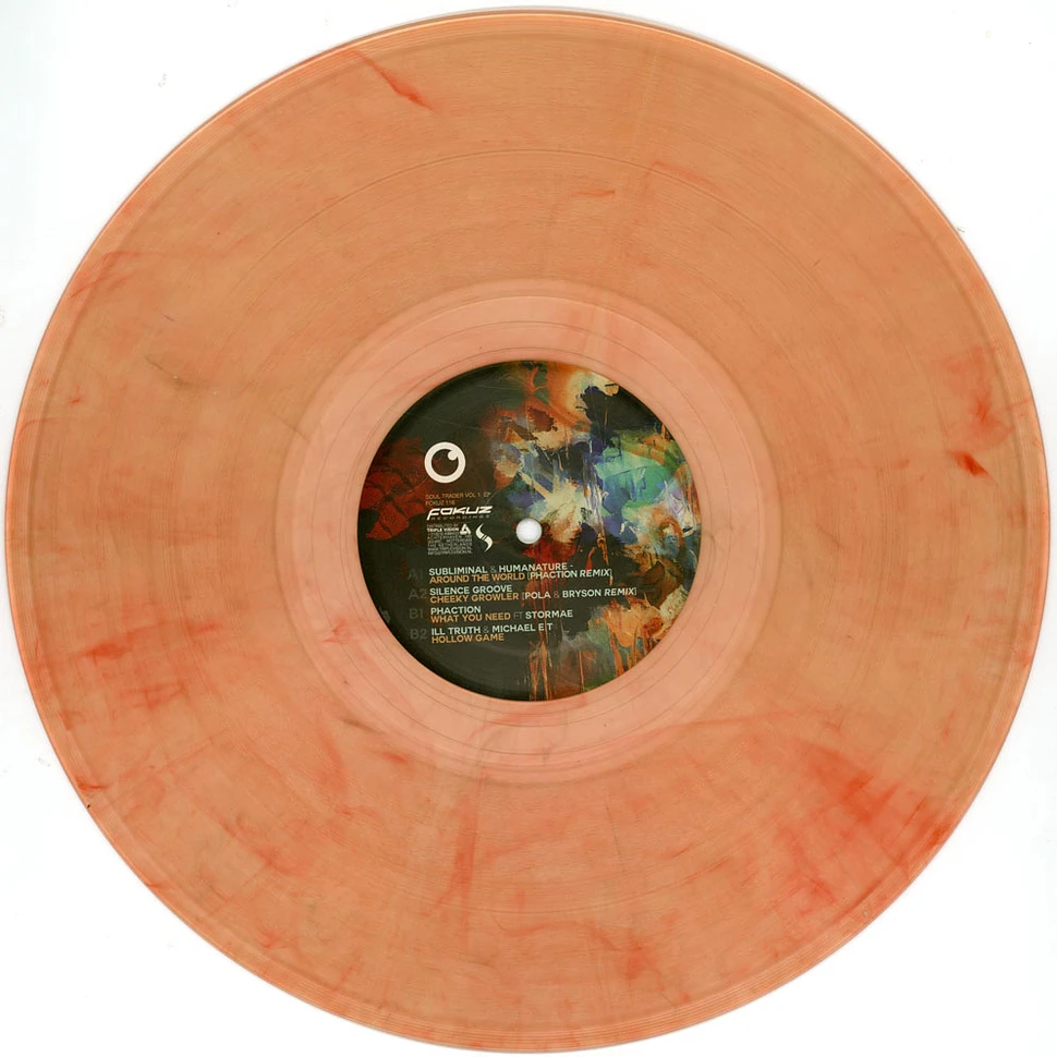 V.A. - Soul Trader Volume 1 Orange Marbled Vinyl Edition